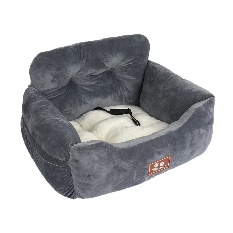 Blue Starry Sky Travel Dog Car Seats for Small Medium Dogs Pet Car Carrier Bed Cover Comfortable and Warm Pet Products