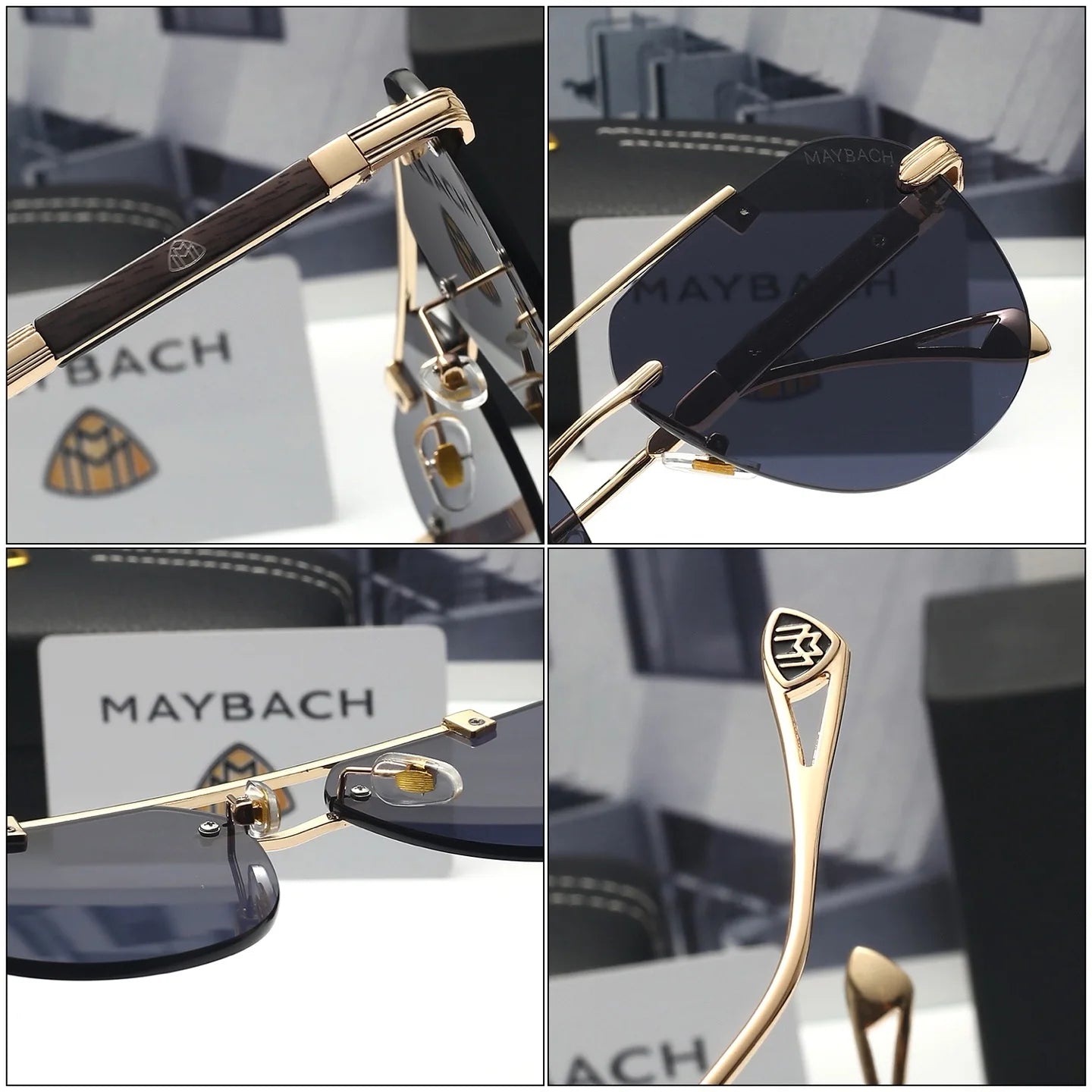 Car High-End Luxury Sunglasses Maybach S Class GLS480 GLS600 S450 S480 S500 S560 S580 S600 S650 S680 Men Women Fashion Goggles