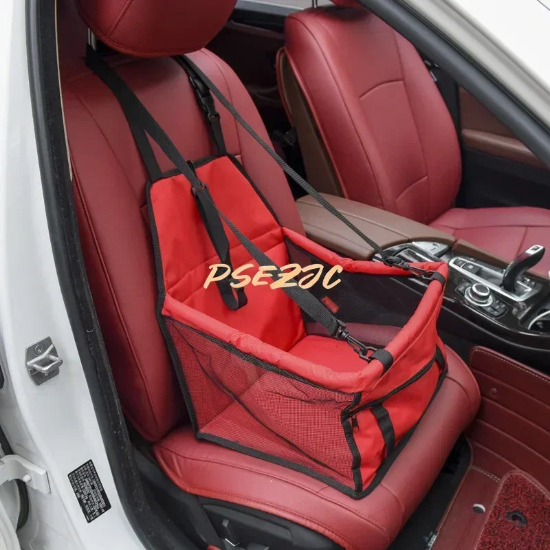 Pet Dog Car Seats Folding Hammock Pet Carriers Bag Basket Carrying for Cats Stable Foldable Travel Use