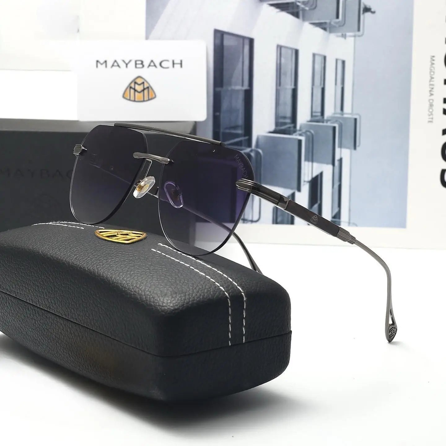 Car High-End Luxury Sunglasses Maybach S Class GLS480 GLS600 S450 S480 S500 S560 S580 S600 S650 S680 Men Women Fashion Goggles