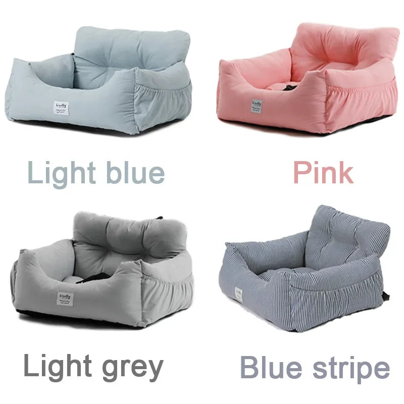 Blue Starry Sky Travel Dog Car Seats for Small Medium Dogs Pet Car Carrier Bed Cover Comfortable and Warm Pet Products