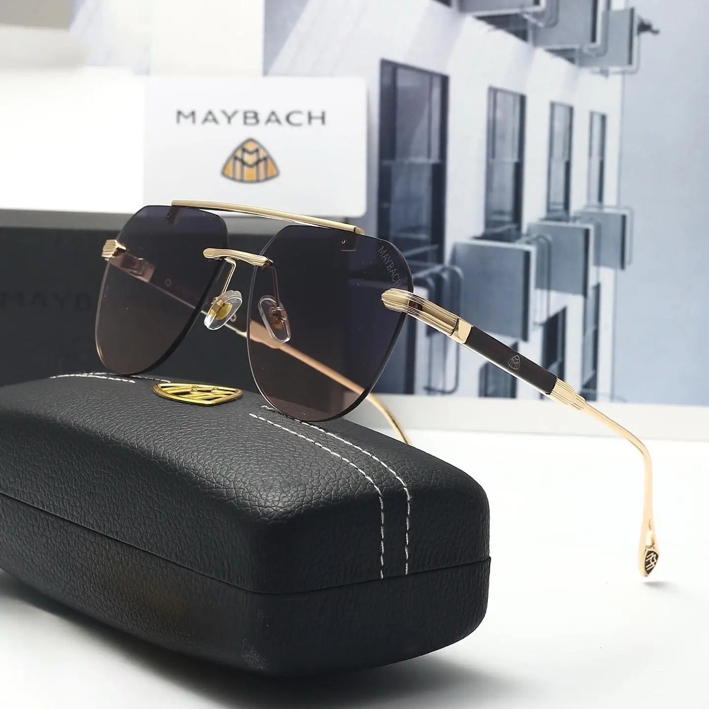 Car High-End Luxury Sunglasses Maybach S Class GLS480 GLS600 S450 S480 S500 S560 S580 S600 S650 S680 Men Women Fashion Goggles