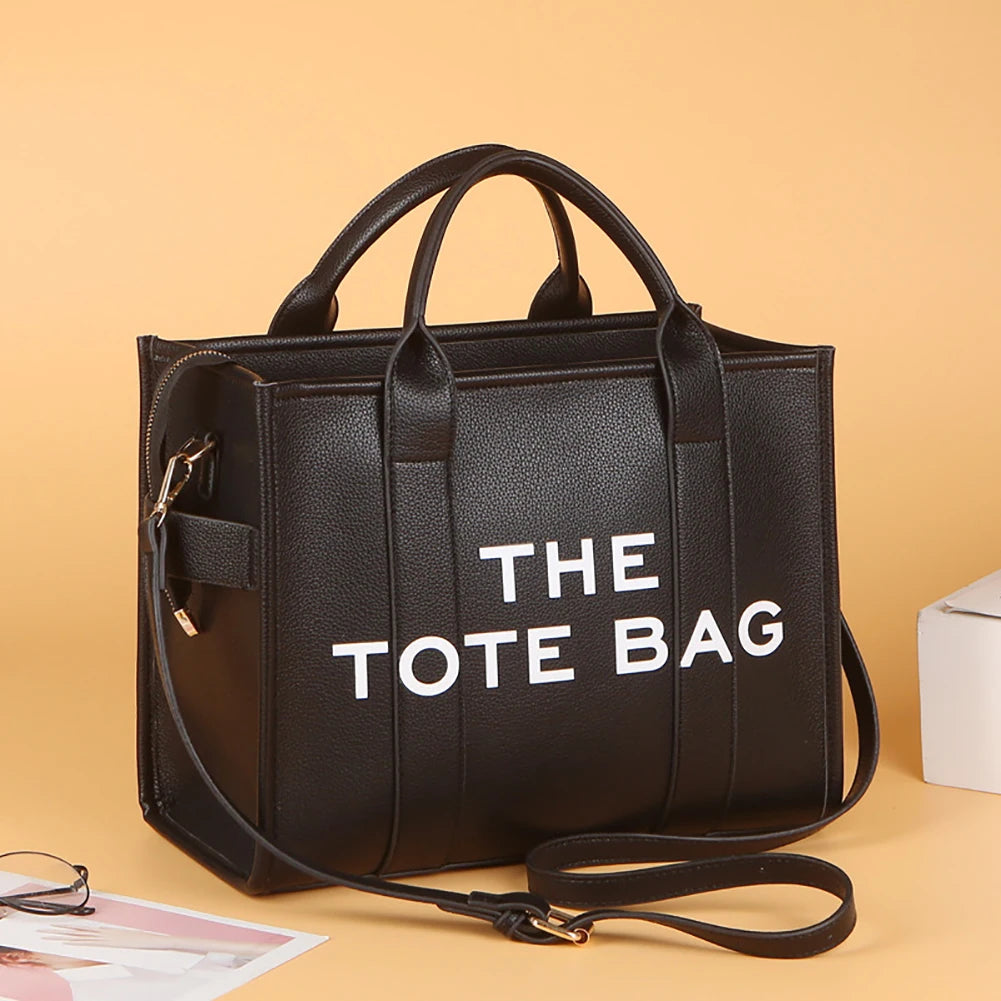 Women Luxury Designer Handbag Simple PU Shoulder Purse Fashion Messenger Bag Large Capacity for Outdoor Travel Work Shopping