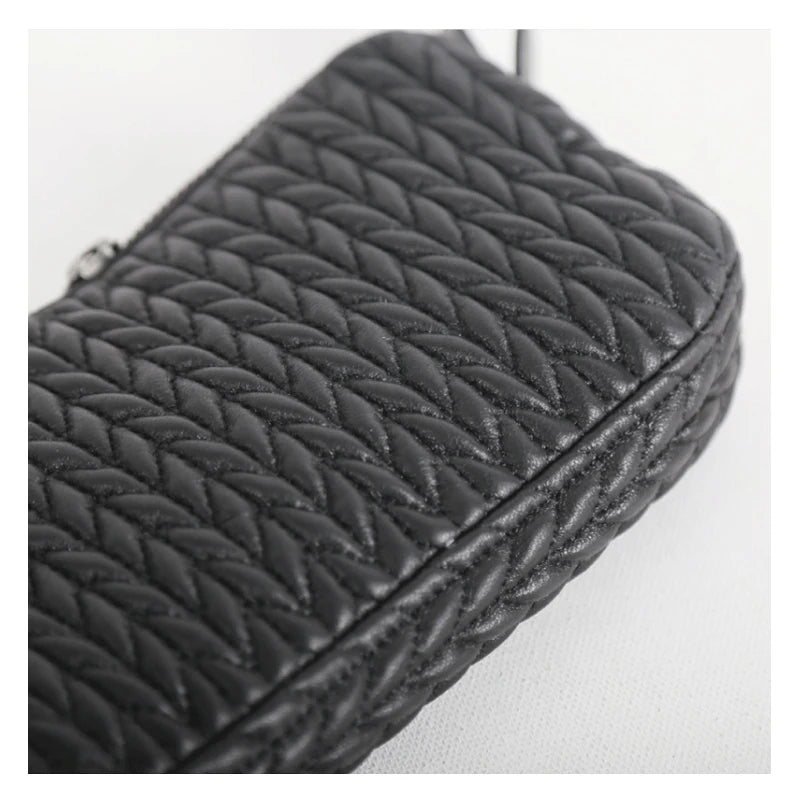 New Fashion Clutch Bag Genuine Leather Luxury Double Zipper Long Wallet Casual Cell Phone Purses Sheepskin Unisex Hand Bags