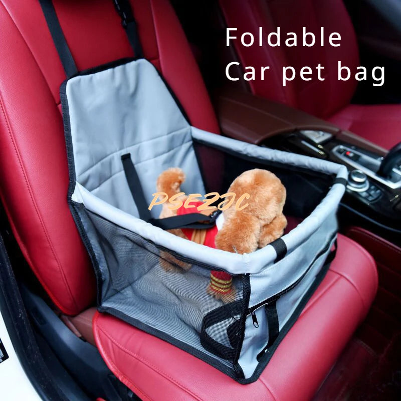 Pet Dog Car Seats Folding Hammock Pet Carriers Bag Basket Carrying for Cats Stable Foldable Travel Use