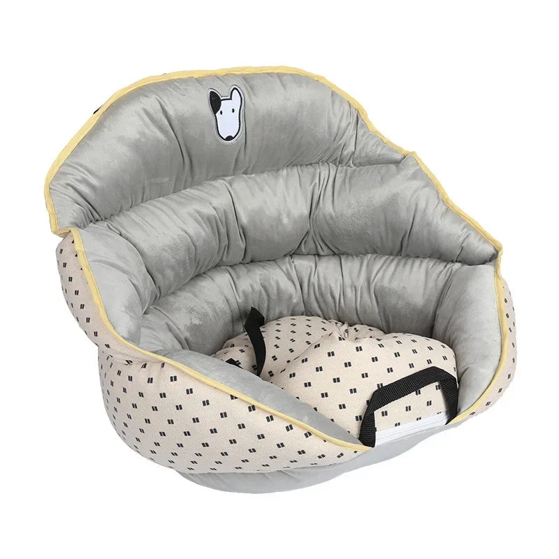 Blue Starry Sky Travel Dog Car Seats for Small Medium Dogs Pet Car Carrier Bed Cover Comfortable and Warm Pet Products