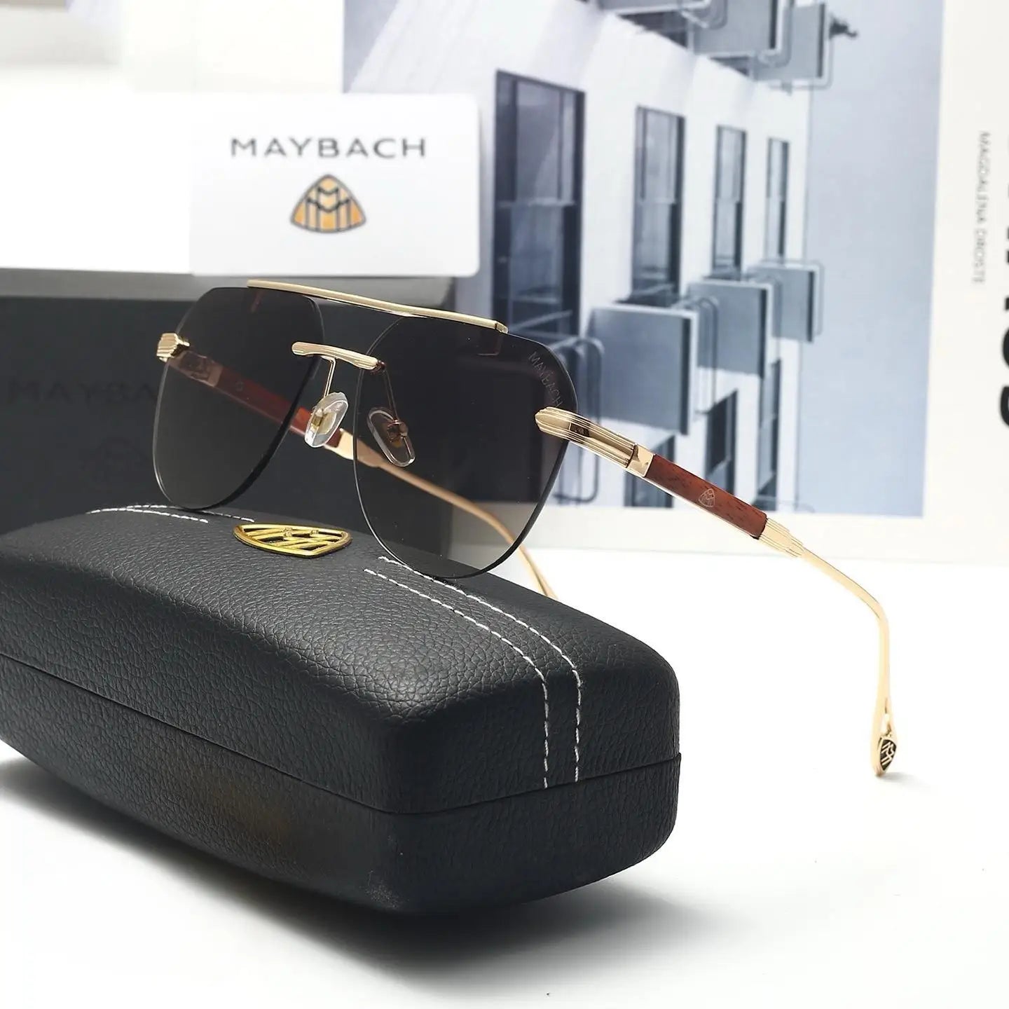 Car High-End Luxury Sunglasses Maybach S Class GLS480 GLS600 S450 S480 S500 S560 S580 S600 S650 S680 Men Women Fashion Goggles