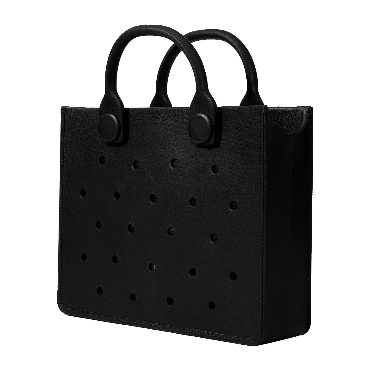 The orange guy Purple Women Fashion New EVA Punched Handbag Casual Waterproof Travel Tote Bag Fit Charms Outdoor Beach Bags