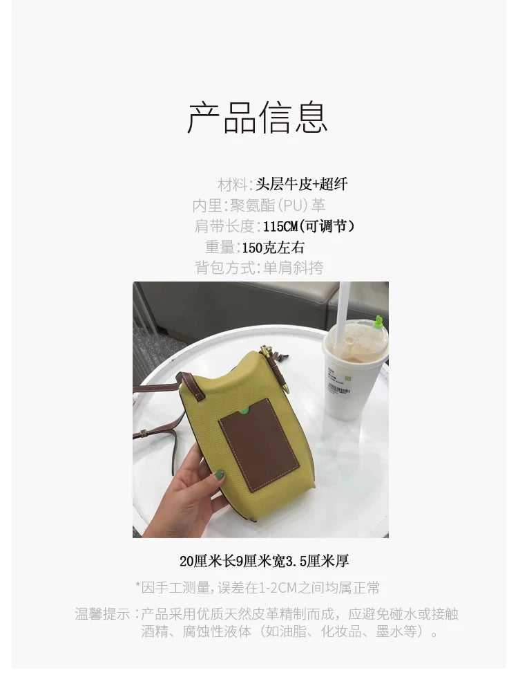 Genuine Leather  Purses and Handbags Luxury Designer  Crossbody Bags for Women Mobile Phone