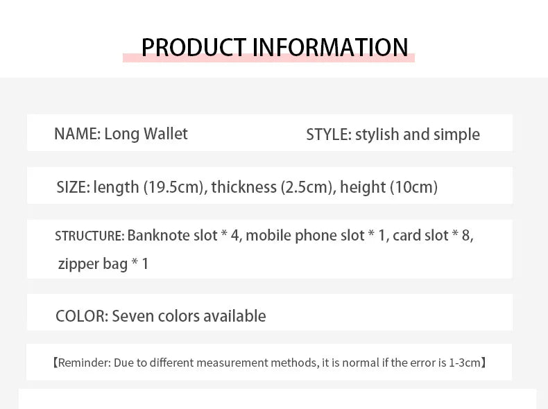 Long Zippered Women's Purse,Enlarged Ladies Phone Wallet,Embossed Design Fashionable Minimalist Money Bag,Lady Leather Purses