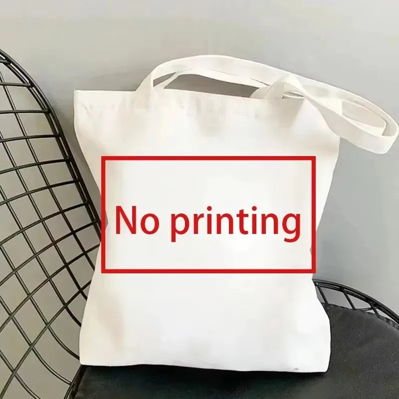 Snoopy Simple High-capacity Canvas Bags Women Anime Letter A-Z Printing Shopping Handbag Students Daily Portable Shoulder Bag