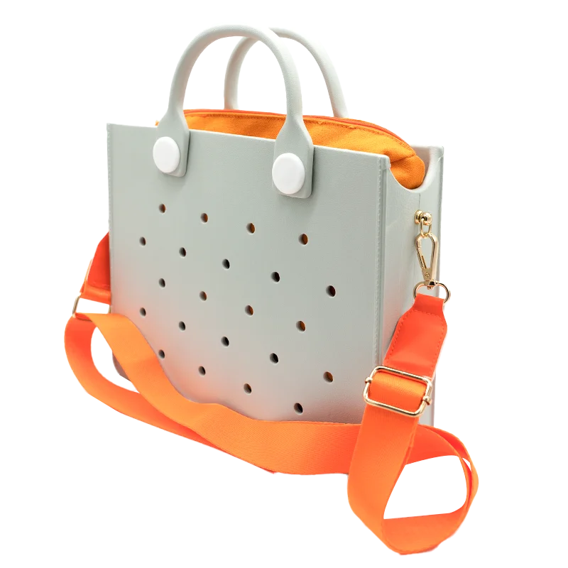 Fashion Large Storage Women Shoulder Bag Soft EVA Safety Handbag for Women Outdoors Waterproof Beach Tote Bag fit Wedding Party
