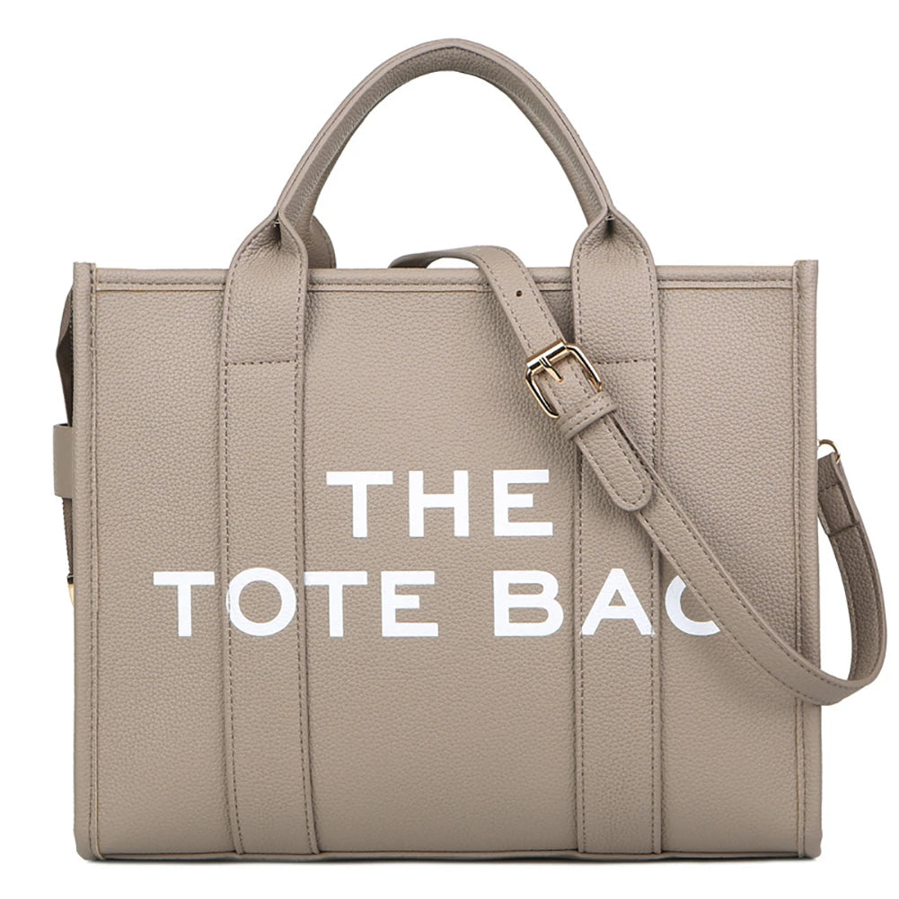 Women Luxury Designer Handbag Simple PU Shoulder Purse Fashion Messenger Bag Large Capacity for Outdoor Travel Work Shopping
