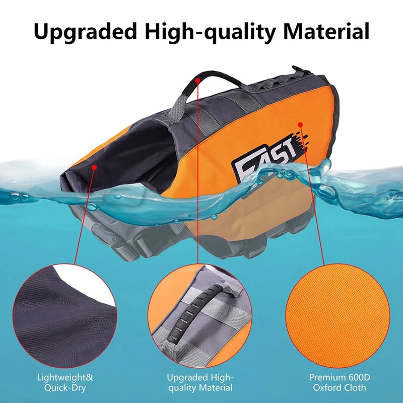 Summer Pet Dog Life Vest Portable Breathable Vests Clothing Safety Lifes Jacket Swimwear For Puppy Big Dogs Pets Swimming Suit