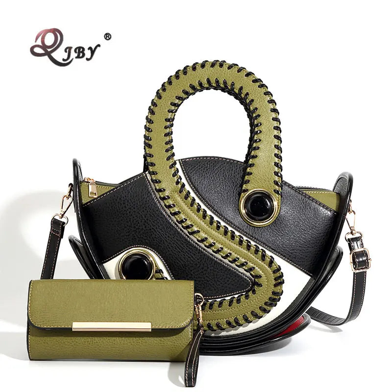Bag Woman Shoulder Bag High-end Leather Purse Large Capacity Shopping Bag Fashion Designer Women's Top Handle Handbags Crossbody
