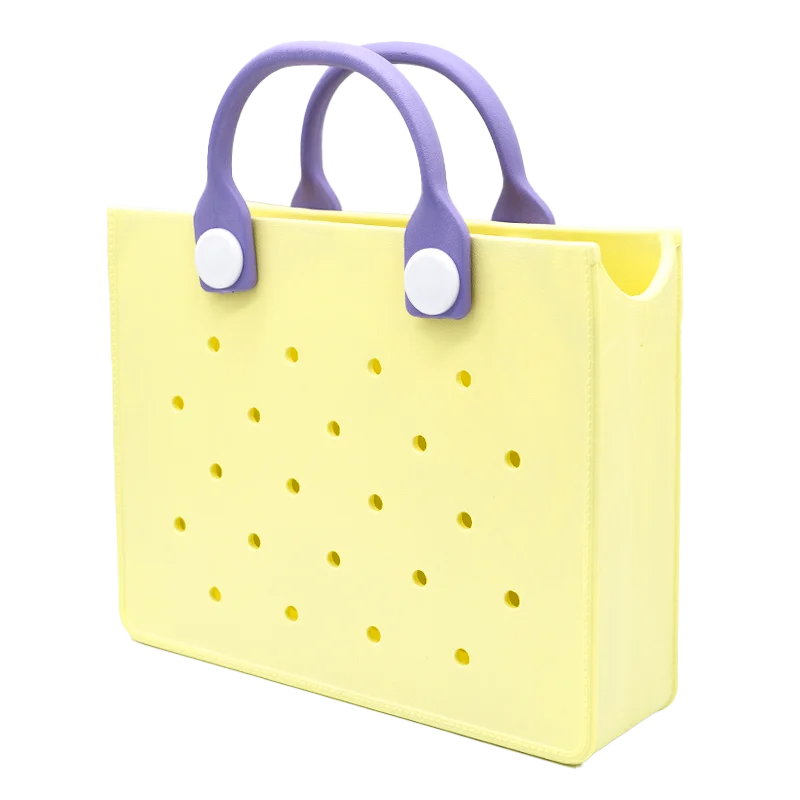 Fashion Large Storage Women Shoulder Bag Soft EVA Safety Handbag for Women Outdoors Waterproof Beach Tote Bag fit Wedding Party