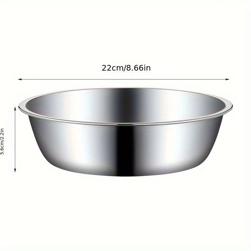 Stainless Steel Durable 1pc Dog Feeder Bowl - Dog Food And Water Bowl